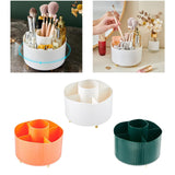 Maxbell Makeup Organizer Make up Holder Display Stand for Desktop Countertop Bedroom White