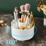 Maxbell Makeup Organizer Make up Holder Display Stand for Desktop Countertop Bedroom White