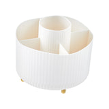 Maxbell Makeup Organizer Make up Holder Display Stand for Desktop Countertop Bedroom White