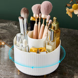 Maxbell Makeup Organizer Make up Holder Display Stand for Desktop Countertop Bedroom White