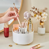 Maxbell Makeup Organizer Make up Holder Display Stand for Desktop Countertop Bedroom White