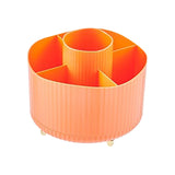 Maxbell Makeup Organizer Make up Holder Display Stand for Desktop Countertop Bedroom Orange