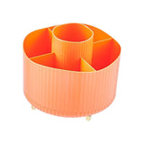 Maxbell Makeup Organizer Make up Holder Display Stand for Desktop Countertop Bedroom Orange