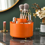 Maxbell Makeup Organizer Make up Holder Display Stand for Desktop Countertop Bedroom Orange