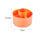 Maxbell Makeup Organizer Make up Holder Display Stand for Desktop Countertop Bedroom Orange