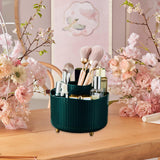 Maxbell Makeup Organizer Make up Holder Display Stand for Desktop Countertop Bedroom Green