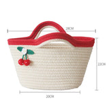 Maxbell Crochet Tote Bag Crochet Purse Portable Clutch Bag for Seaside Beach Outdoor
