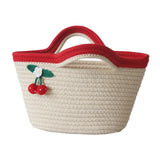 Maxbell Crochet Tote Bag Crochet Purse Portable Clutch Bag for Seaside Beach Outdoor