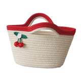 Maxbell Crochet Tote Bag Crochet Purse Portable Clutch Bag for Seaside Beach Outdoor