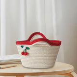 Maxbell Crochet Tote Bag Crochet Purse Portable Clutch Bag for Seaside Beach Outdoor