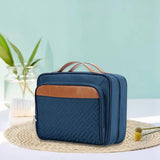 Maxbell Hanging Toiletry Bag Accessories Portable Men Jewelry Organizer Cosmetic Bag Dark Blue