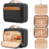 Maxbell Hanging Toiletry Bag Accessories Portable Men Jewelry Organizer Cosmetic Bag Black