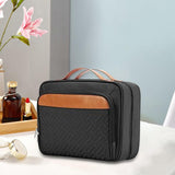 Maxbell Hanging Toiletry Bag Accessories Portable Men Jewelry Organizer Cosmetic Bag Black