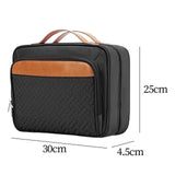 Maxbell Hanging Toiletry Bag Accessories Portable Men Jewelry Organizer Cosmetic Bag Black