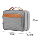 Maxbell Hanging Toiletry Bag Accessories Portable Men Jewelry Organizer Cosmetic Bag Grey