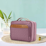 Maxbell Hanging Toiletry Bag Accessories Portable Men Jewelry Organizer Cosmetic Bag Dark Purple