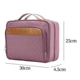 Maxbell Hanging Toiletry Bag Accessories Portable Men Jewelry Organizer Cosmetic Bag Dark Purple