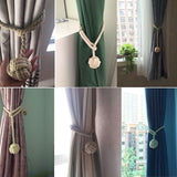 Maxbell Curtain Buckles Tiebacks Elegant Curtain Holdbacks for Kitchen Window Office