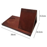 Maxbell Triangle Book Holder for Page Rest Book Page Shelf for Night Bedroom Library