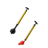 Maxbell Sink Plunger Heavy Duty Toilet Unblock for Washbasin Drain Blocked Pipe black