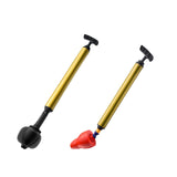 Maxbell Sink Plunger Heavy Duty Toilet Unblock for Washbasin Drain Blocked Pipe black