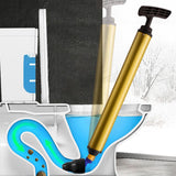 Maxbell Sink Plunger Heavy Duty Toilet Unblock for Washbasin Drain Blocked Pipe black