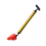 Maxbell Sink Plunger Heavy Duty Toilet Unblock for Washbasin Drain Blocked Pipe red