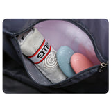 Maxbell Rolling Duffle Bag Apparel Tote Bag Pouch Wheeled for Outddor Sports Fitness gray