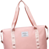 Maxbell Rolling Duffle Bag Apparel Tote Bag Pouch Wheeled for Outddor Sports Fitness pink