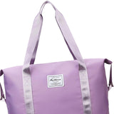 Maxbell Rolling Duffle Bag Apparel Tote Bag Pouch Wheeled for Outddor Sports Fitness purple