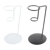 Maxbell Ice Cream Cone Stand Display Rack Cupcakes Holder for Baking Birthday Buffet White