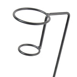 Maxbell Ice Cream Cone Stand Display Rack Cupcakes Holder for Baking Birthday Buffet Black