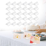 Maxbell 30Pcs Business Card Holders Card Display Holder for Reception Activity Party