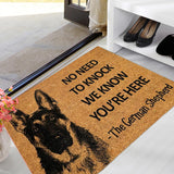 Maxbell Dog Door Mat Comfortable Decor Gift Front Door Mat for Bedroom Home Entrance 1 Dog