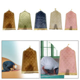 Maxbell Prayer Carpet Mat Soft Floor Rug Thick Ramadan Gifts Muslim Prayer Rug Thick brown