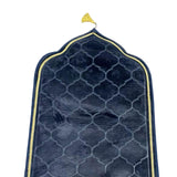 Maxbell Prayer Carpet Mat Soft Floor Rug Thick Ramadan Gifts Muslim Prayer Rug Thick blue