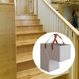 Maxbell Stair Step Basket Foldable Storage Stair Basket for Books Magazines Bathroom