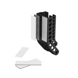 Maxbell Battery Case Durable Wall Mount Battery Organizer for Stores Garage Workshop Black