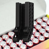 Maxbell Battery Case Durable Wall Mount Battery Organizer for Stores Garage Workshop Black