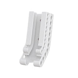 Maxbell Battery Case Durable Wall Mount Battery Organizer for Stores Garage Workshop White