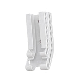 Maxbell Battery Case Durable Wall Mount Battery Organizer for Stores Garage Workshop White