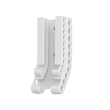 Maxbell Battery Case Durable Wall Mount Battery Organizer for Stores Garage Workshop White