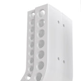 Maxbell Battery Case Durable Wall Mount Battery Organizer for Stores Garage Workshop White