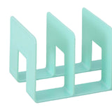 Maxbell Acrylic Bookends Space Saving Book Stand for Countertop Bookshelf Study Room Green