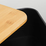 Maxbell Kitchen Canisters Set Rustic Metal Bread Box Bin for Coffee Shop Home Pantry