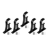 Maxbell Curtain Rod Bracket Curtain Rod Holder for Hotel Living Room Window Curtains Black