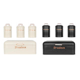 Maxbell Kitchen Canisters Set Kitchen Food Storage Container for Cookies Pantry Home White