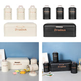 Maxbell Kitchen Canisters Set Kitchen Food Storage Container for Cookies Pantry Home White