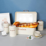 Maxbell Kitchen Canisters Set Kitchen Food Storage Container for Cookies Pantry Home White