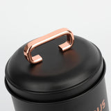 Maxbell Kitchen Canisters Set Kitchen Food Storage Container for Cookies Pantry Home Black